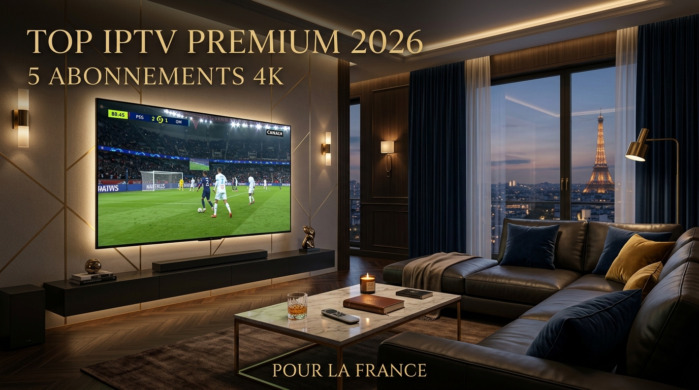 Top IPTV Premium 2026 : 5 Abonnements 4K pour la France