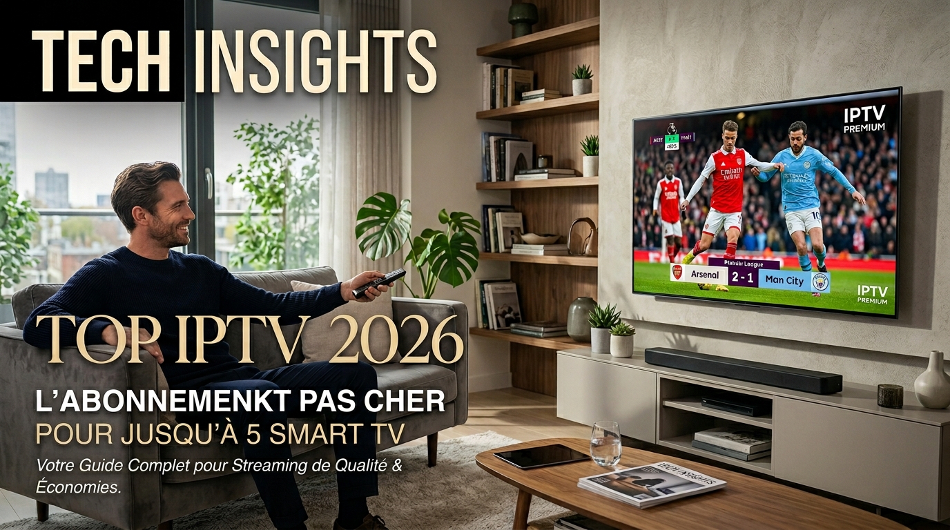 Top IPTV 2026 : Abonnement IPTV pas cher pour 5 Smart TV